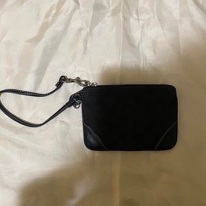 Black large C wristlet
